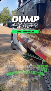 “Transforming this dump body with sandblasting! 🚛 We’re removing rust to restore it to its former glory, ensuring it’s ready for tough jobs ahead. Ready to rejuvenate your equipment? Contact us at 📞 508-596-6848! ✨ #RustRemoval #SandblastPro #EquipmentRestoration” | Sandblast Pro