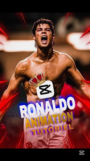 Cap cut | ronaldo animation tutorial 🔥💀 #tutorial #capcut