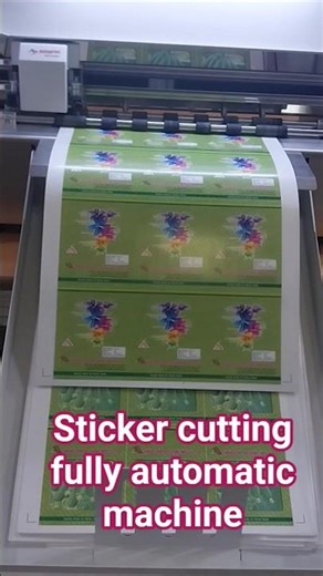 sticker Cutting Fully automatic machine