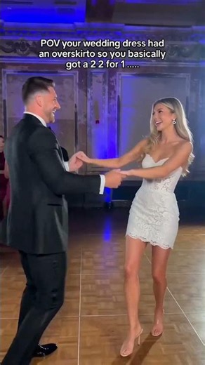THIS 2 for 1 wedding dress hack?