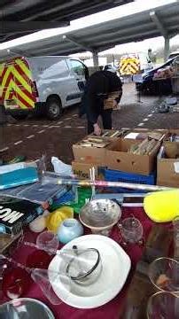 Buying Books at New Falkirk Stadium Car Boot Sale