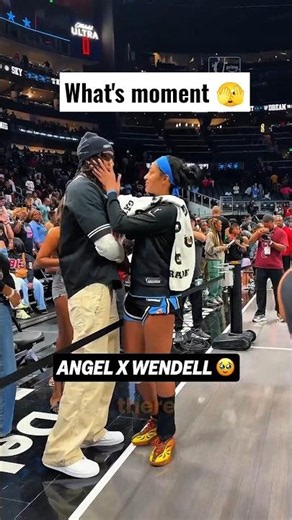 ❤️ Angel Reese X Wendell Carter Jr. Share a Sweet Moment After the Win! 🏀🔥#angelreese #wendellcarter