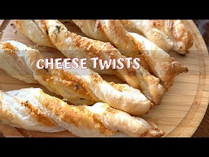 Easy Puff Pastry Cheese Twists | Cheese Straw | Party Appetizer