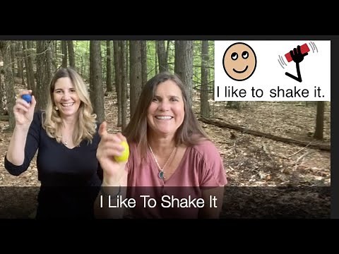 I Like To Shake It - Egg shaker rhythm song w/movement & AAC Core Vocab LIKE, STOP, GO, UP, DOWN, IN