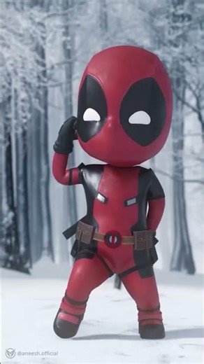 Baby Deadpool Dancing to Bye Bye 😂🔥 #ytshorts #loki #mobilegaming