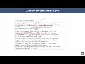 Software Engineering | C4 - L3 | User and system requirements