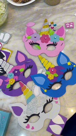 DIY unicorn masks🎀 | My Best Mommy Life