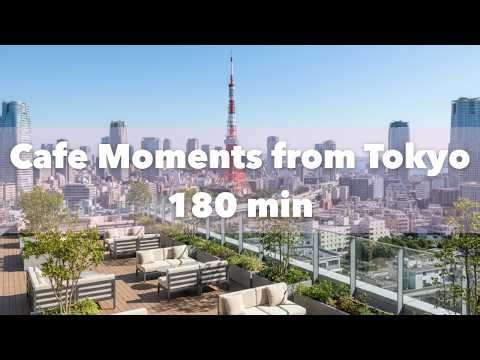 Tokyo Tower View Café BGM | 180min Relaxing Piano & Japanese Instruments