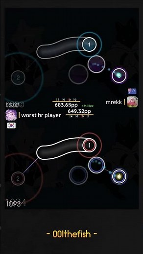 mrekk vs worst hr player! // ZUTOMAYO - Humanoid (chests) [12/29] #osu #osugame