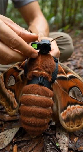 GIANT ATLAS MOTH/ Micro Camera Documentary #animals #wildlife #documentary #nature