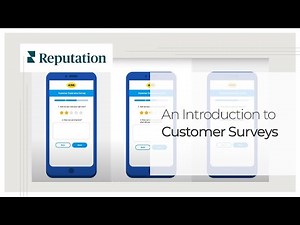 An Introduction to Customer Surveys | Reputation