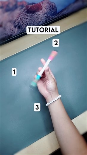 Ryzing Spins on Instagram: "Can you repeat this? 👀 Want to learn pen spinning? Check out the YouTube channel in the bio link for in-depth tutorials! 👍 Share this reel with your friends to see if they can do this trick! ☺️ Don’t forget to follow and let’s learn pen spinning together! 🤝 #tricks #howto #tutorial #penspinning #art #skills #neverending #endless #explore #reels #fun #repeat"