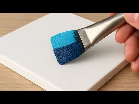 How to paint a moonlight scenery/Acrylic painting for beginners