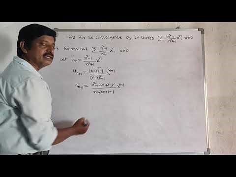 Real Analysis: Test for Convergence | Important Exam Problems | Infinite Series | Sammaiah Sir