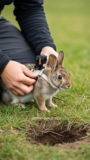 POV: Inside a Rabbit’s Secret Underground World 🐇