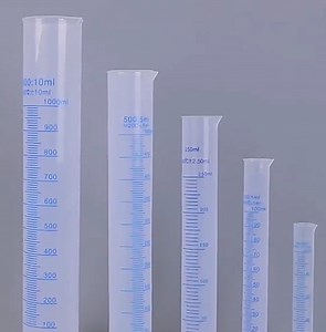 [Hot Item] 10 25 100 500 1000ml Plastic Graduated Measuring PP Measuring Cylinder