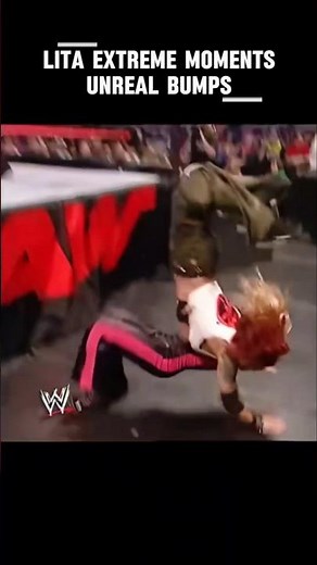 Lita extreme moments, but they get increasingly better 😳 #wwe #lita #trishstratus