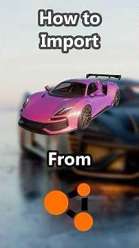 How To Import Cars From BeamNG To Blender #automobile #3d #blendertutorial #beamng