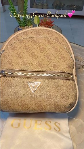 Unboxing Guess Backpack💕 #guess #backpack #myntra #minibackpack #myntrafinds #trending #reels