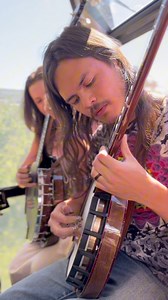 Playing our new bluegrass song about alien abduction in a gondola. 🛸👽 With Willow Osborne. Video: Jessica Babin #watertowerband #bluegrass #bluegrassmusic #fiddle #telluride | Water Tower