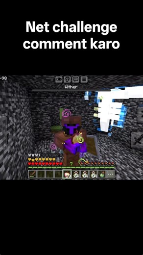 minecraft challenges video (comment kar lo)#minecraft #gaming #challenges video