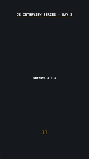 var vs let Explained | JavaScript Interview Trap