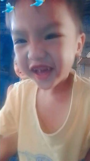 I was filming when my little brother played at my screen