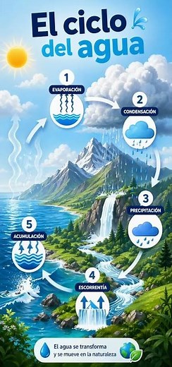 The water cycle explained like you've never seen it before #infographic