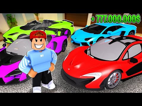 Ich KAUFE alle 7.000.000$ LUXUS AUTOS in Roblox!