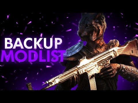 How to BACKUP your Modlist in Skyrim LE/SE/AE
