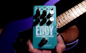 【新品】EHX发布了Eddy踏板是颤音和合唱，具有全模拟信号路径，包络和调制率和深度的表达控制，LFO形状变形和音调控制功能，从而扩展了其经典调制效果多功能性_哔哩哔哩_bilibili