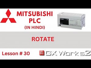 ROTATE FUNCTION IN MITSUBISHI PLC | HOW TO ROTATE THE DATA IN MITSUBISHI PLC | PLC PROGRAMMING HINDI