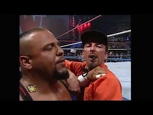 Tazz grabs Jerry the King Lawler ringside & Sabu puts himself through a table! 1997 (WWF)