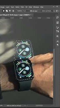 Hologram effect in Photoshop 2026
