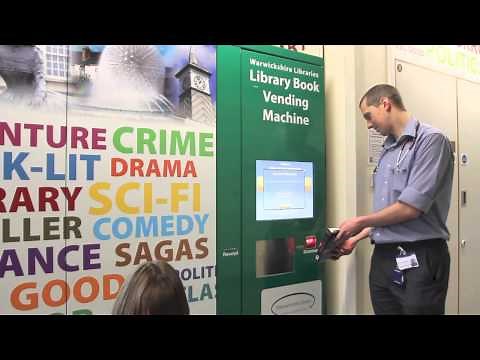 D-Tech Library book vending machine - How does it work?