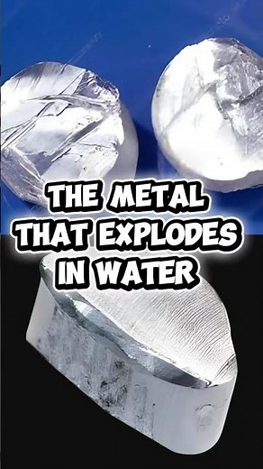 Why This Metal Explodes When It Touches Water 😱 | Sodium Explained in 20 Seconds!