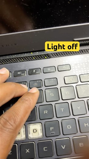 Aaus G513RC Series Laptop Keyboard Backlight Not Working Problem#macnitesh#keyboardtricks#2025short
