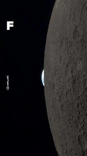 Les astronautes d'Artemis Il assistent à un coucher de Terre !