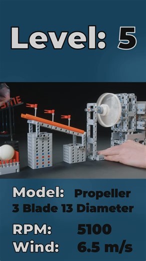 Doctor Engine on Instagram: "Propellers Power Challenge - LEGO Experiments #propeller #helicopter #legos #lego #engineering"