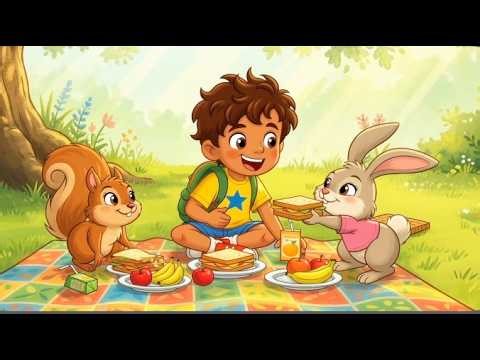🌞 Chippy’s Picnic Adventure | Kids Cartoon About Kindness, Sharing & Friendship | Episode 2