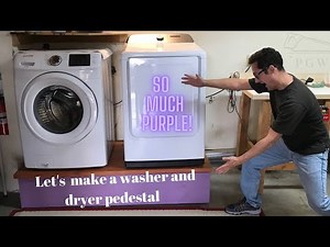 Washer and Dryer Pedestal built in record time!