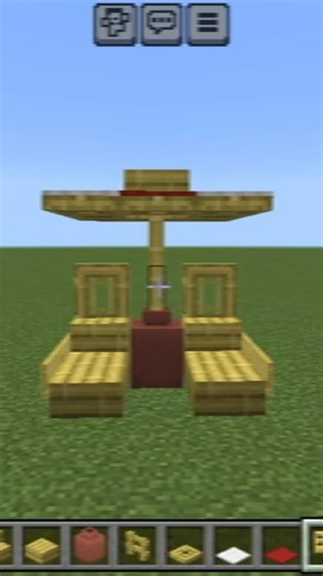 Minecraft Beach Lounger || Royal Gaming #shortsfeed #shortsvideo