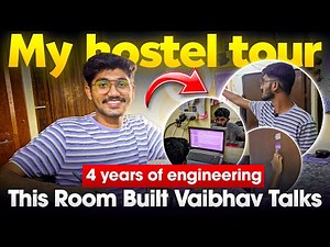 Where I Teach, Code & Hustle | Hostel Room Tour 🎥📚