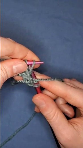 How to double knit with one color