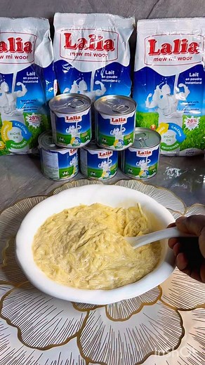 Fatou B LO 🇸🇳 on Instagram: "Sombi vermicelle tout crémeux ✨ Préparé avec le lait en poudre Lalia et le lait concentré non sucré Lalia pour une onctuosité parfaite. Une recette simple, rapide et tellement réconfortante 💛 #cuisinesenegalaise #sombi #senegalesefood #recettefacilerapide #lait"