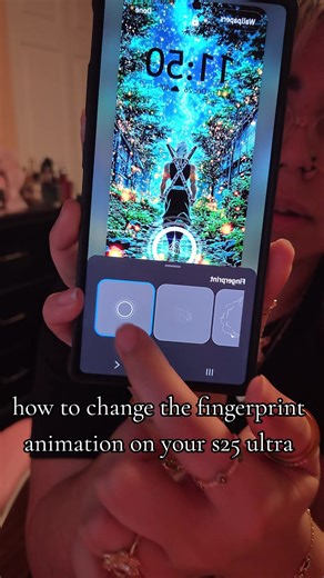Change Fingerprint Animation on Samsung S25 Ultra