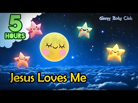 Hymn Lullaby ❤ Jesus Loves Me ♫ Peaceful Bedtime Music - 5 hours