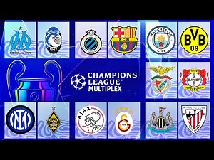 🔴 MULTIPLEX CHAMPIONS LEAGUE | MARSEILLE-ATALANTA / BRUGES-BARCA / CITY-DORTMUND / BENFICA-BAYER...