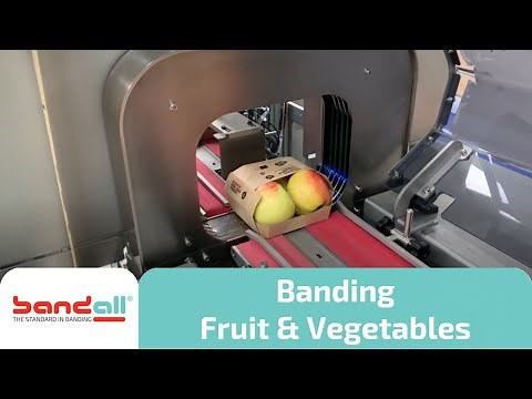 Packaging fruit and vegetables by banding