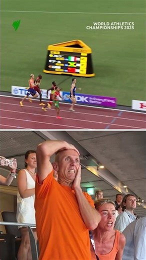 POV: Your son is running in the World Championships final!